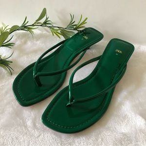 Zara Green Sandals